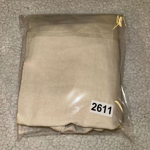 Anne Klein XL Linen Beige Sparkle V Neck Collared Pullover Blouse NWOT - Picture 13 of 13